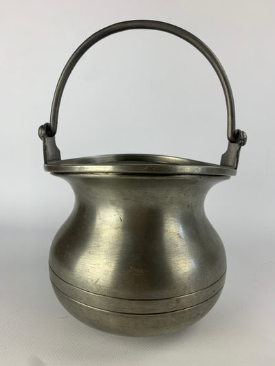 Secchiello peltro con manico