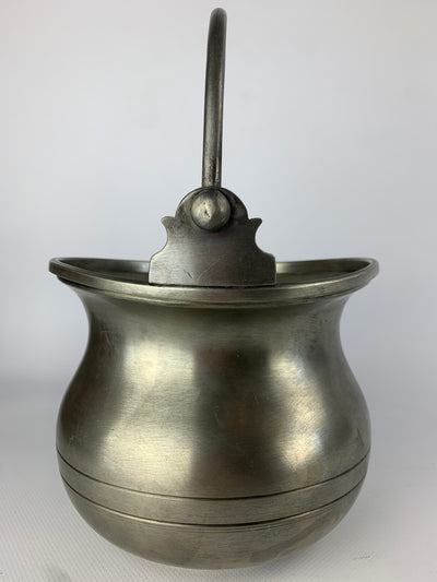 Secchiello peltro con manico