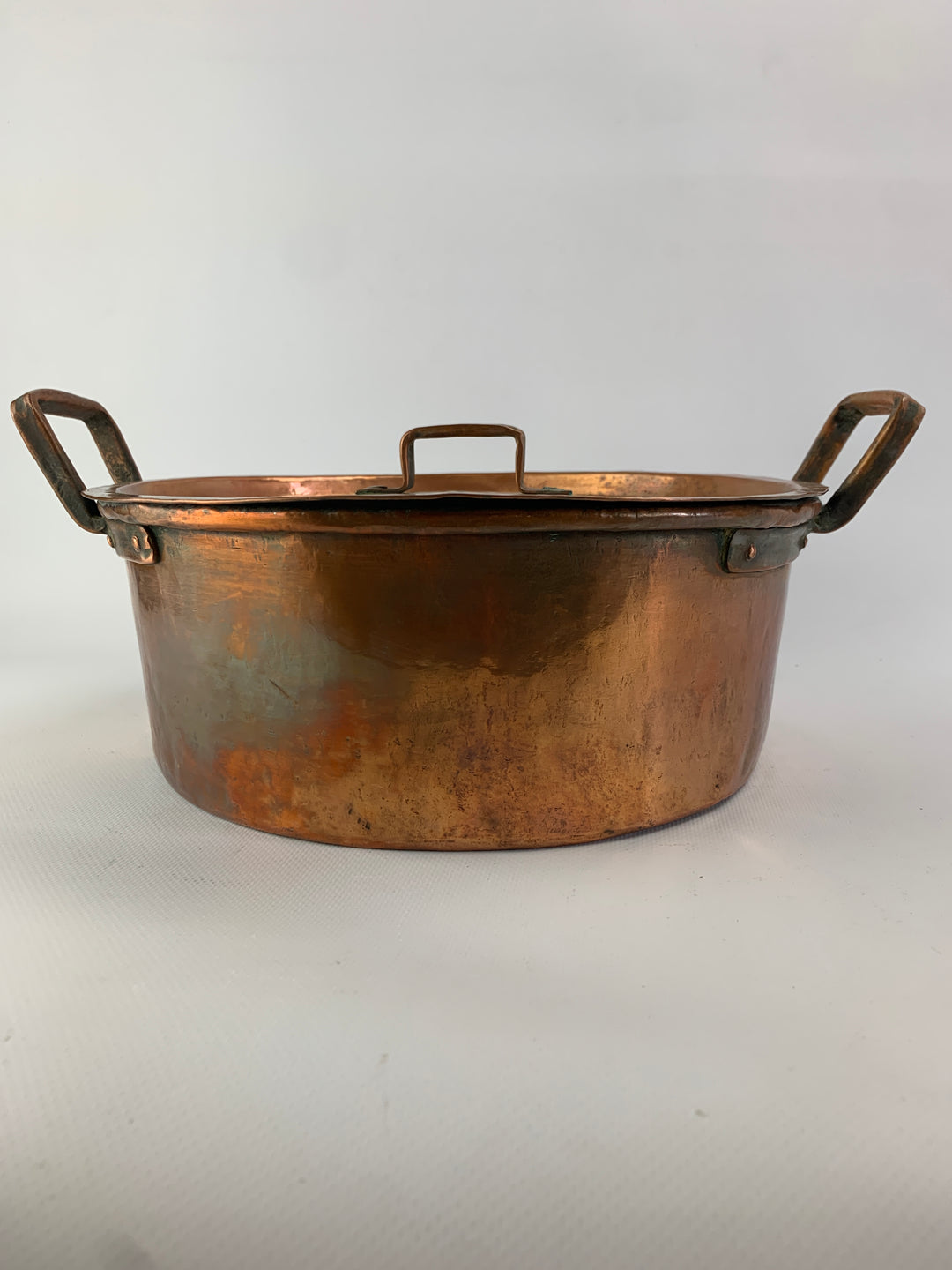 Pentola rame con manici vintage