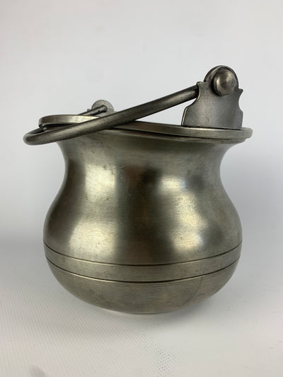 Secchiello peltro con manico
