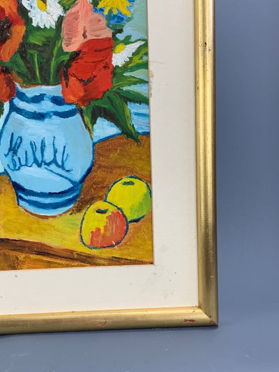 Quadro dipinto ad olio bouquet