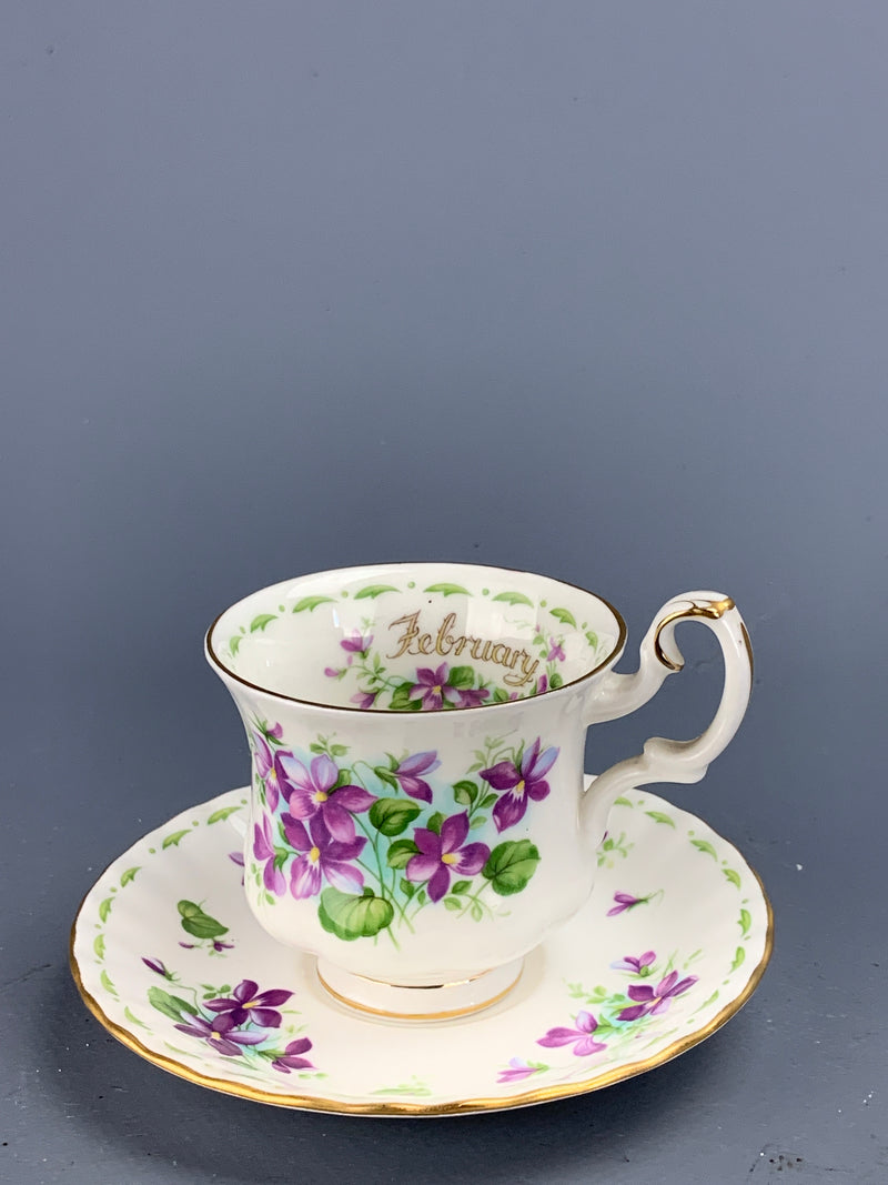 Tazzina caffè Royal Albert "February"