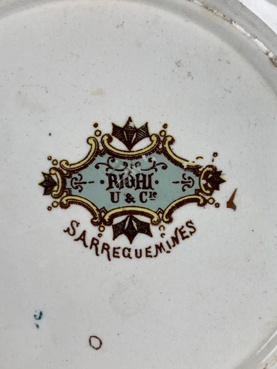 Piattino Sarreguemines Righi
