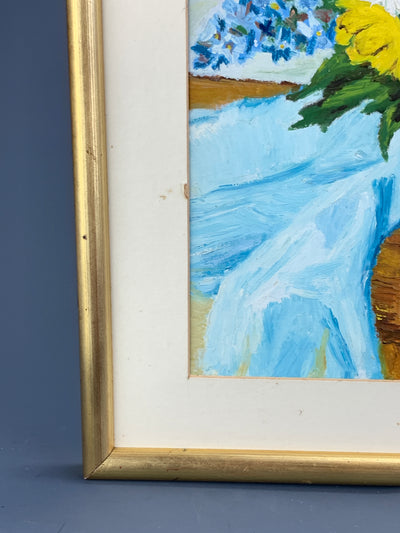 Quadro dipinto ad olio bouquet