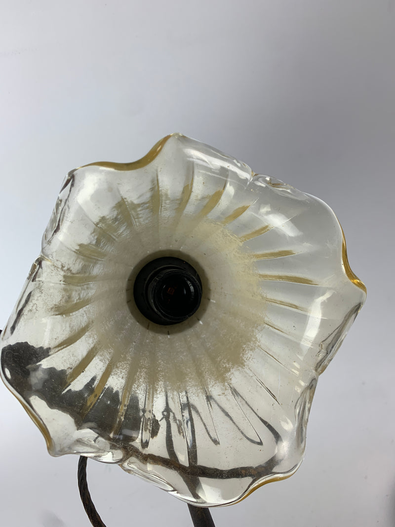Coppia abat-jour ferro a fiore