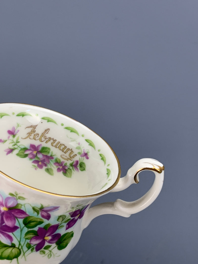 Tazzina caffè Royal Albert "February"