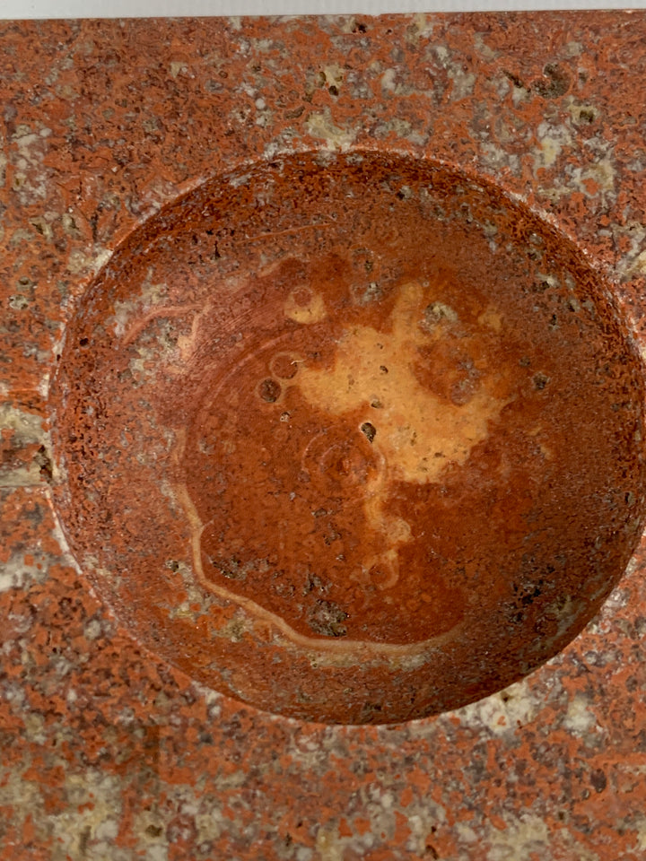 Posacenere marmo rosso