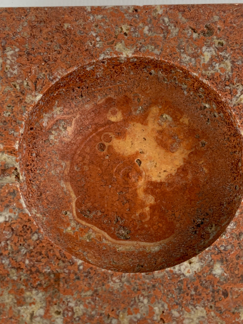 Posacenere marmo rosso