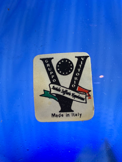 Vaso vetro blu Made in Italy