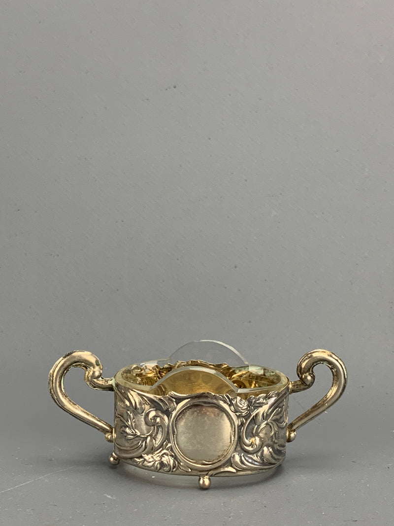 Set da cruet argento cristallo &