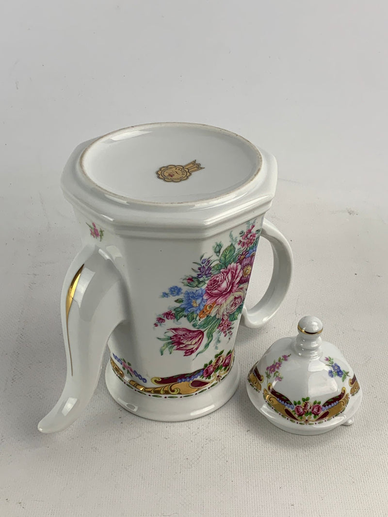Caffettiera in porcellana Vizavi decorata
