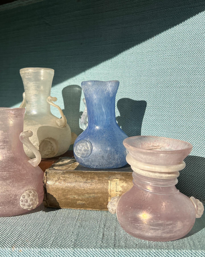 Vasetto vetro Murano bianco