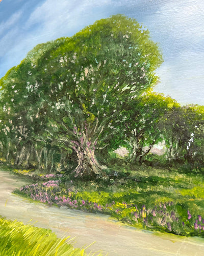 Olio su tavola Gordon Fagetter