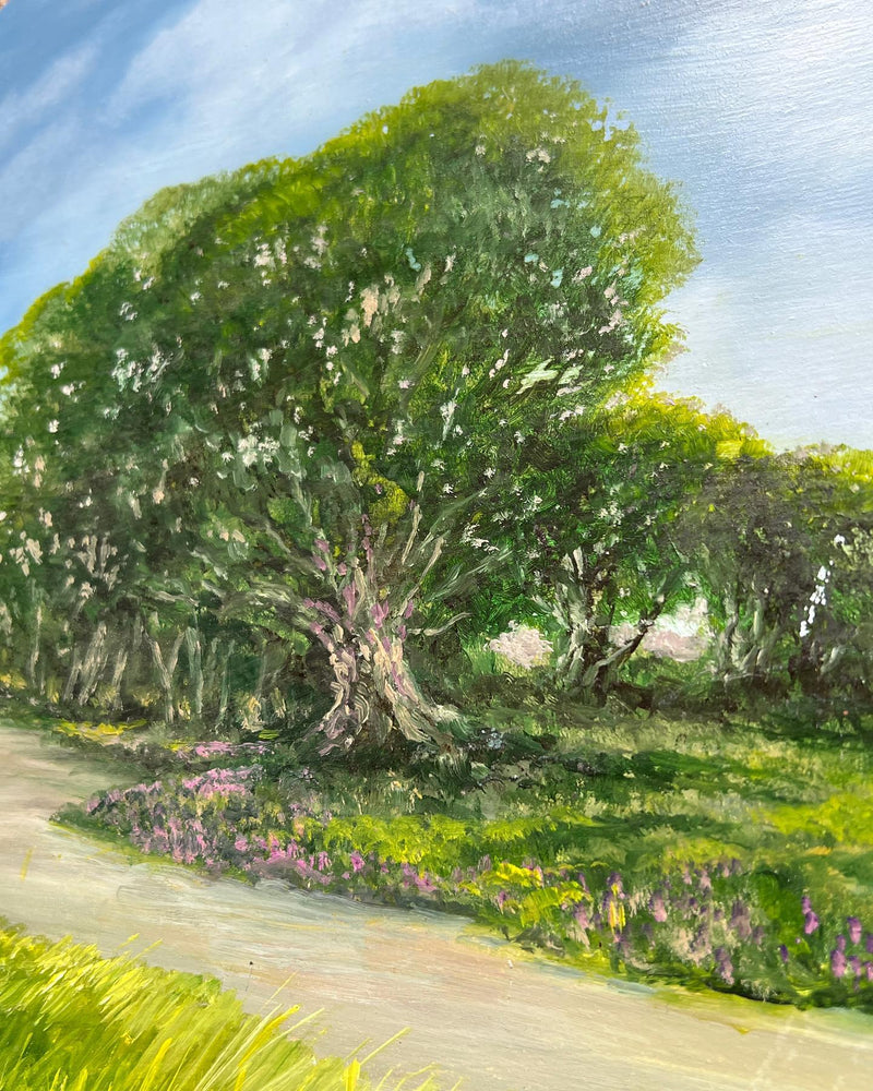 Olio su tavola Gordon Fagetter