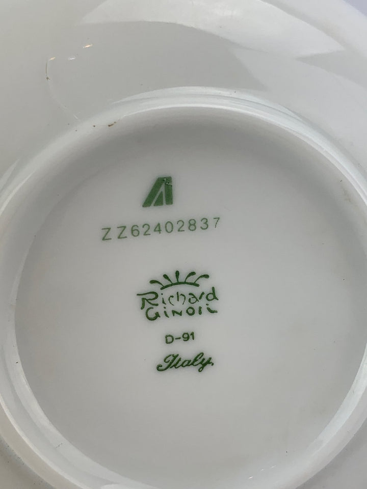 Servizio da consommè otto persone Ginori per Alitalia