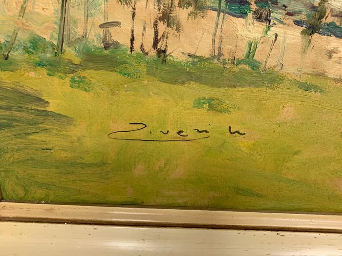 Quadro olio su tela Ziveri metà &
