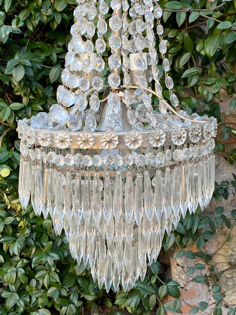 Lampadario a mongolfiera