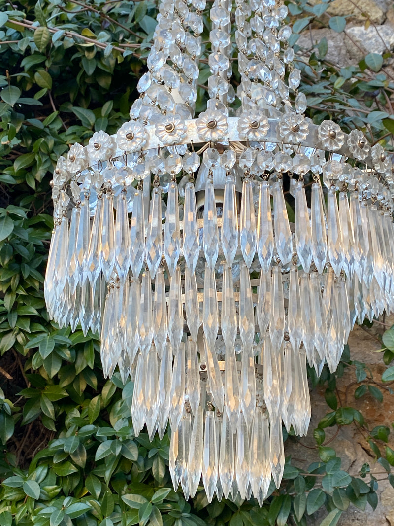 Lampadario a mongolfiera