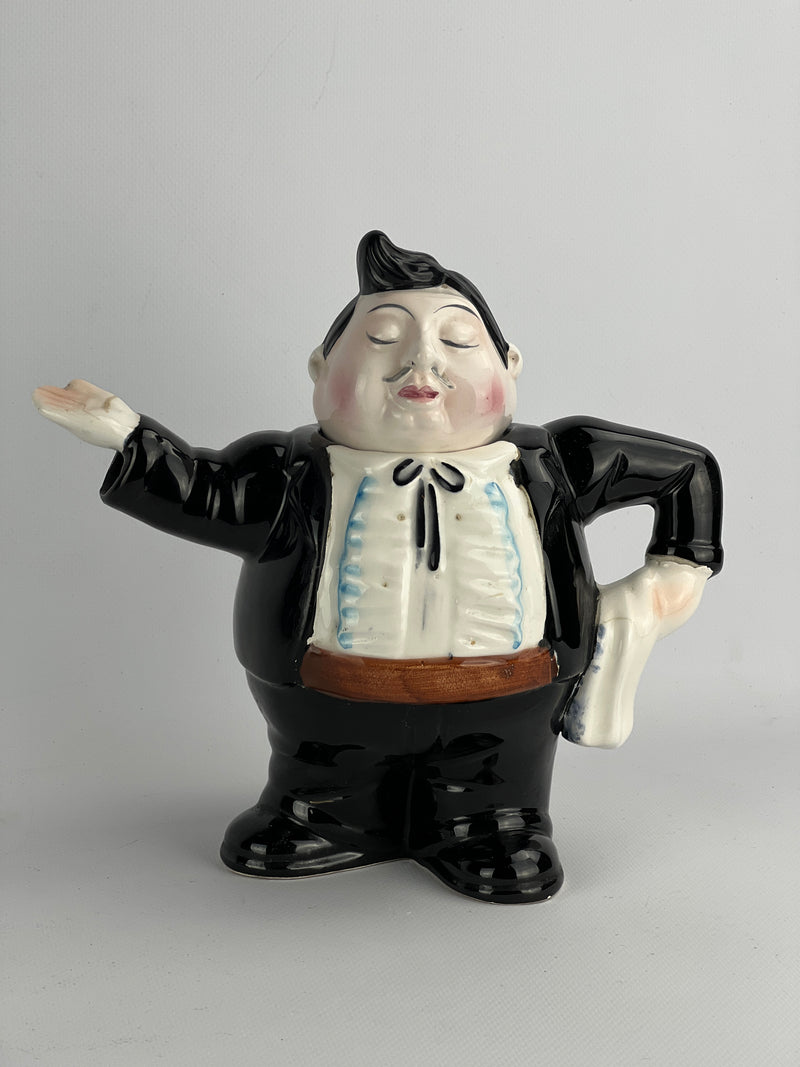 Teiera da collezione Cameriere Roy Simpson J.Luber vintage