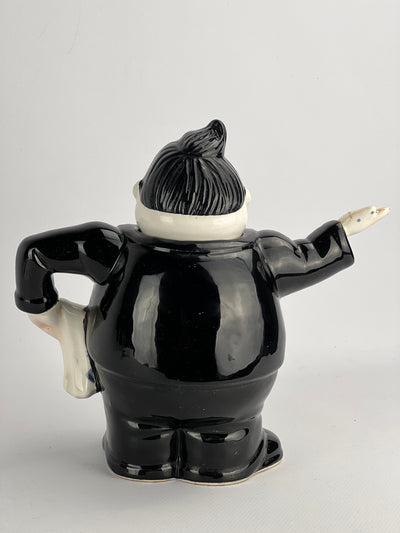 Teiera da collezione Cameriere Roy Simpson J.Luber vintage