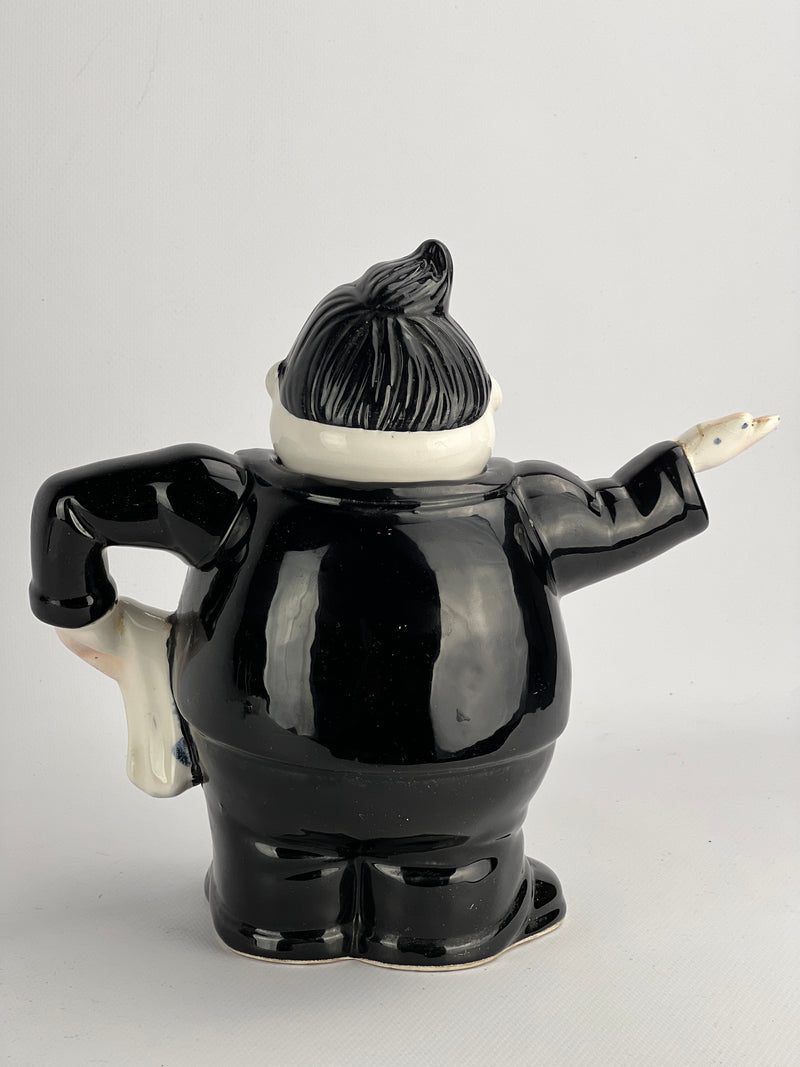Teiera da collezione Cameriere Roy Simpson J.Luber vintage