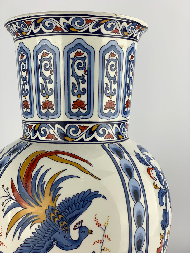 Vaso ceramica decoro cinese