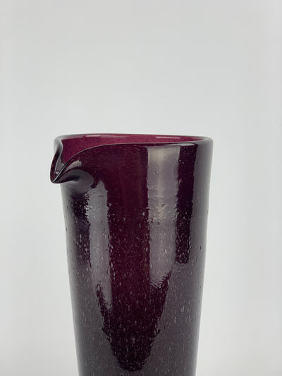 Caraffa in vetro viola Memento