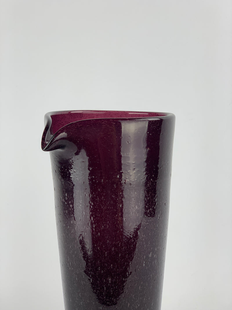 Caraffa in vetro viola Memento