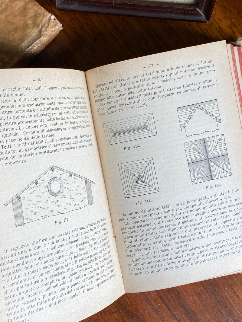 Libro Il Codice del Perito Misuratore, Mazzocchi e Martorati 1911
