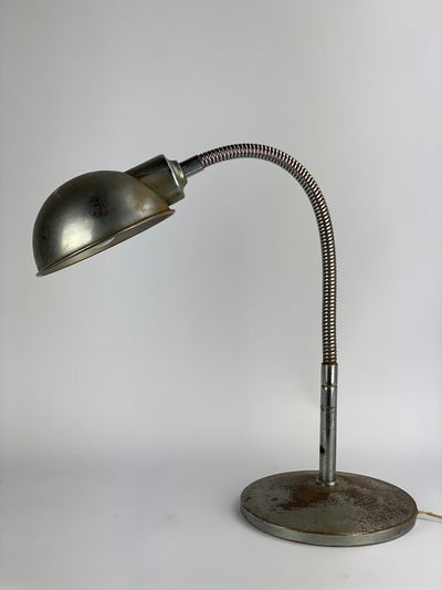 Lampada da tavolo industriale vintage