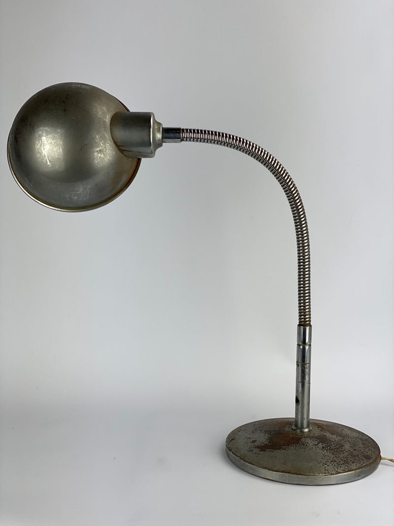 Lampada da tavolo industriale vintage
