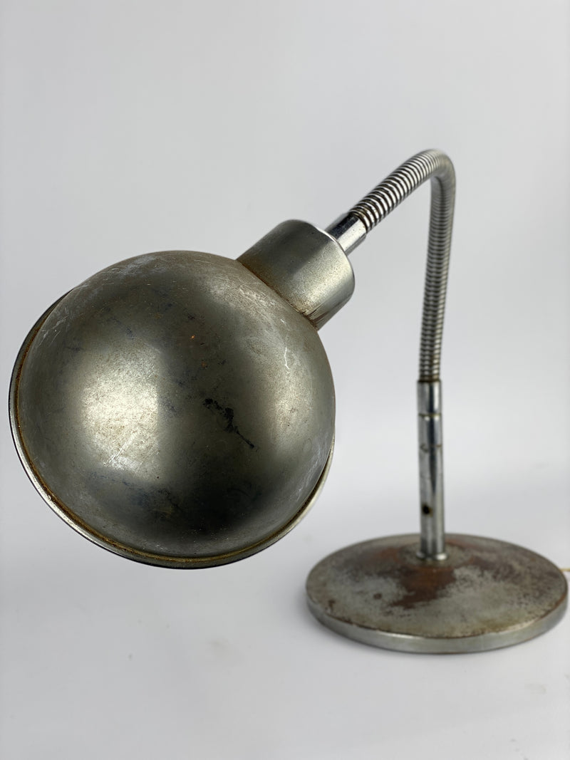 Lampada da tavolo industriale vintage