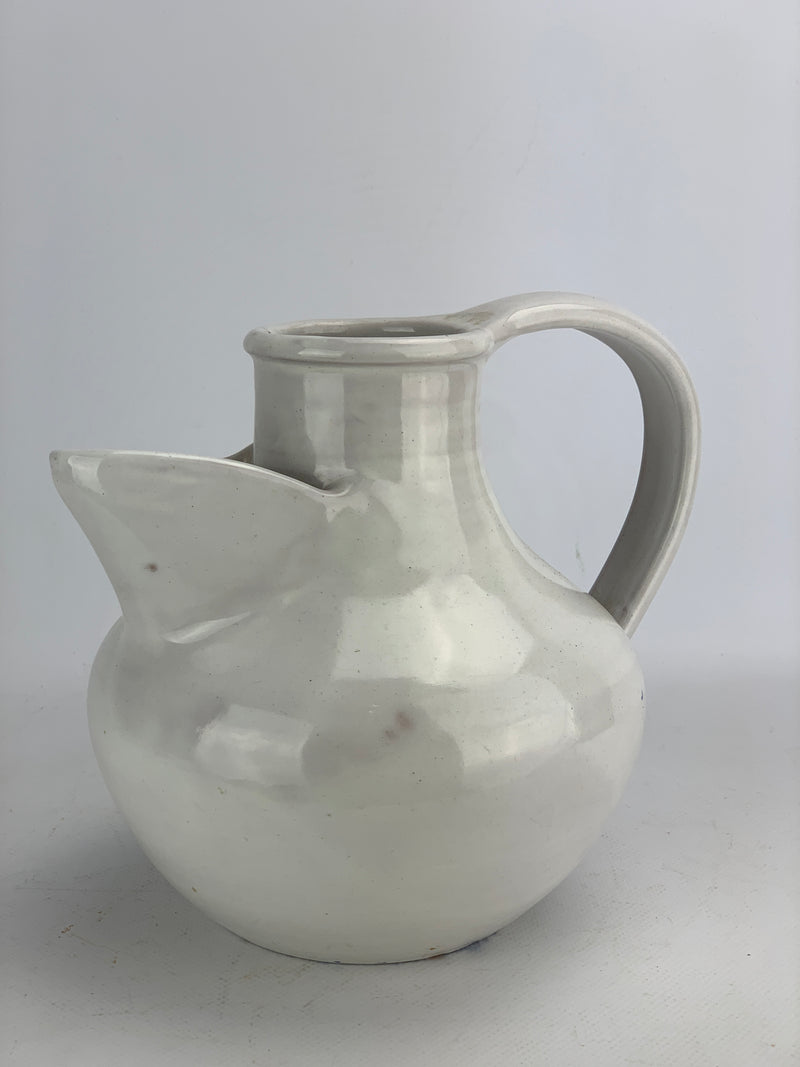 Brocca ceramica decoro floreale