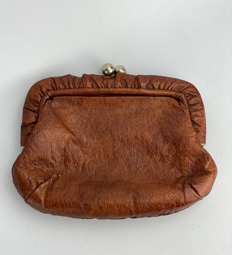 Pochette da mano in pelle vintage