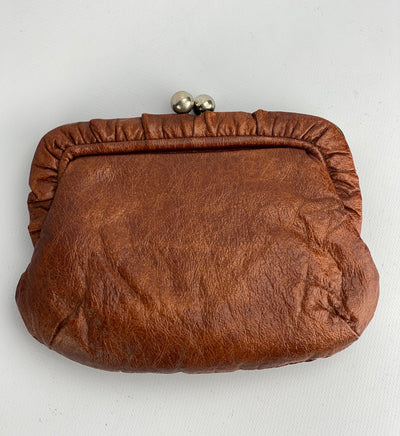 Pochette da mano in pelle vintage