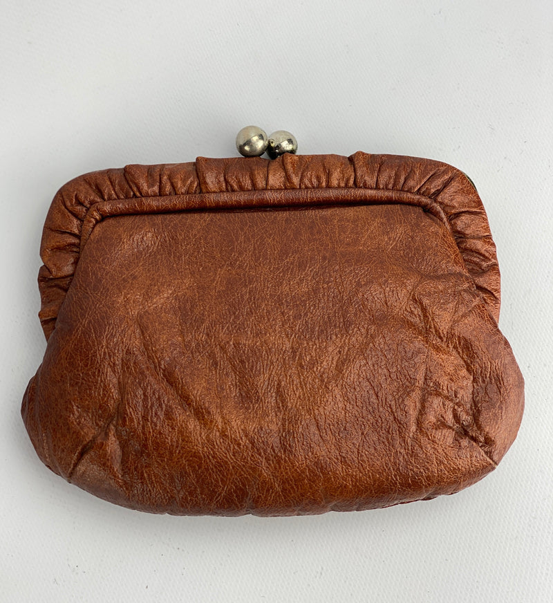 Pochette da mano in pelle vintage
