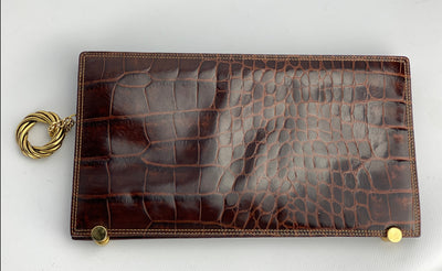 Pochette pelle Carbotti Italy vintage
