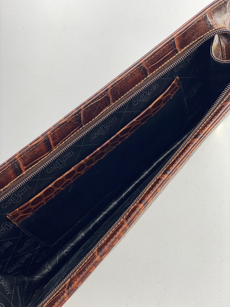 Pochette pelle Carbotti Italy vintage