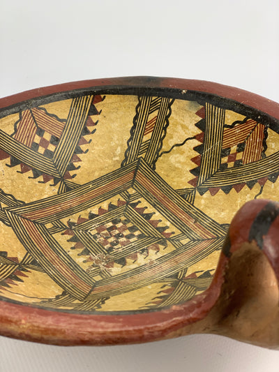 Piatto/svuotatasche ceramica dipinta Marocco