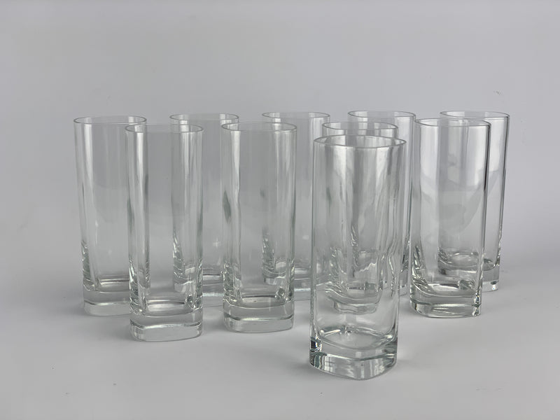 Set dieci bicchieri da bibita Bormioli
