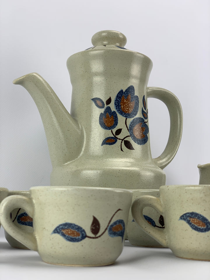 Servizio da caffè da dieci persone Faience de Sant Amand