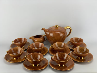 Servizio da tè otto persone Industria Ceramica Umbra
