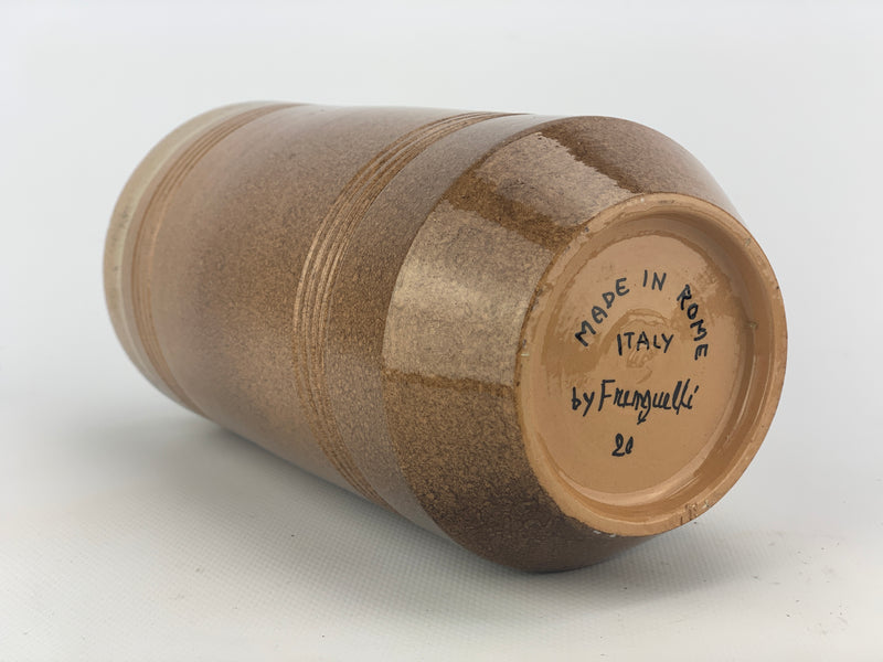 Vaso cilindrico Frenguelli marrone versione B