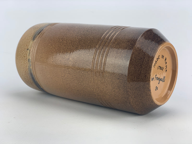 Vaso cilindrico Frenguelli marrone versione A