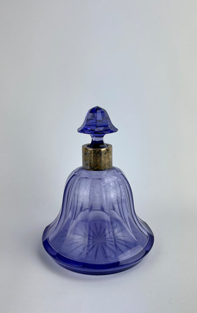Bottiglia in cristallo viola