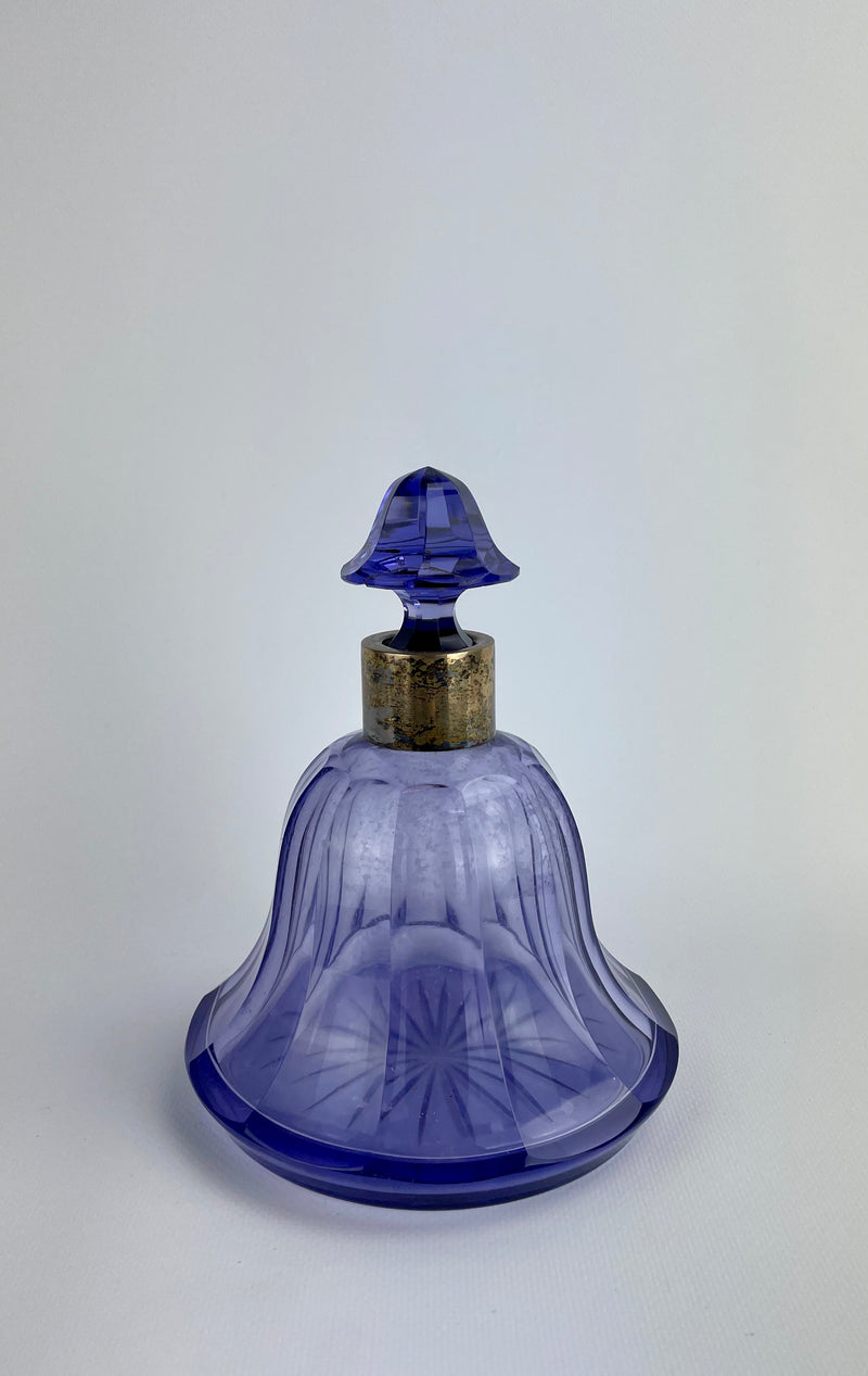 Bottiglia in cristallo viola