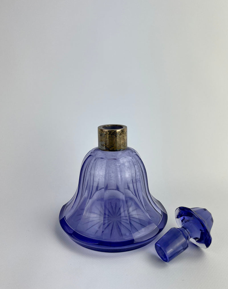 Bottiglia in cristallo viola