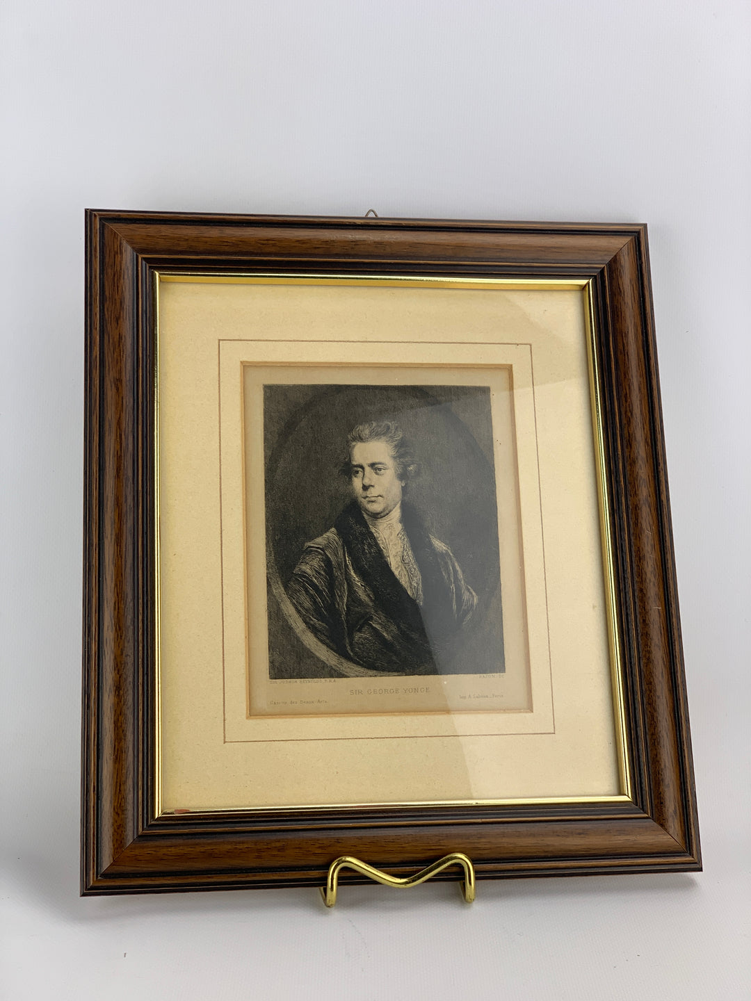 Stampa francese "Sir George Yonge"
