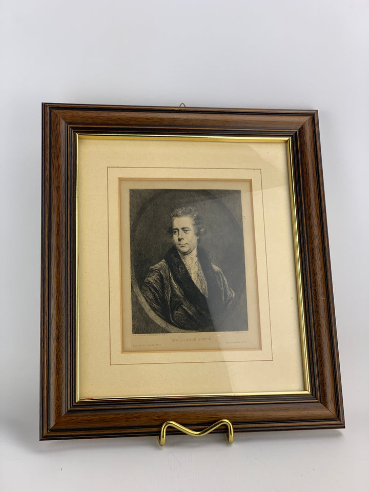 Stampa francese "Sir George Yonge"