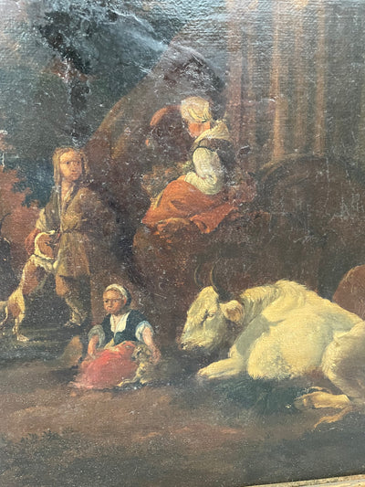 Quadro 1600 Paesaggio con rovine e pastori